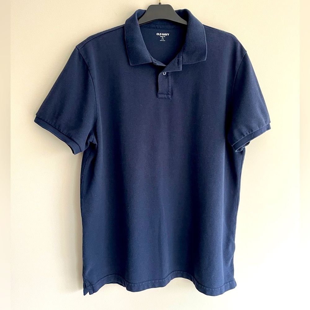 Old Navy Men's Navy Blue Polo Shirt